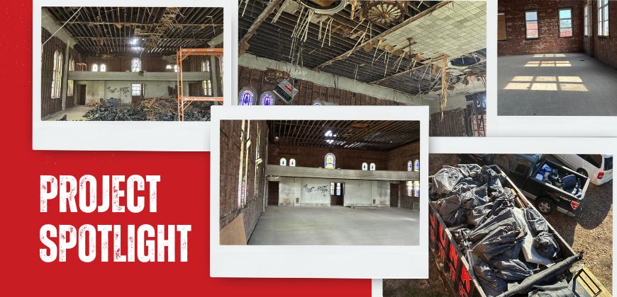 Project Spotlight: Full Interior Church Demolition in Gloucester City, NJ